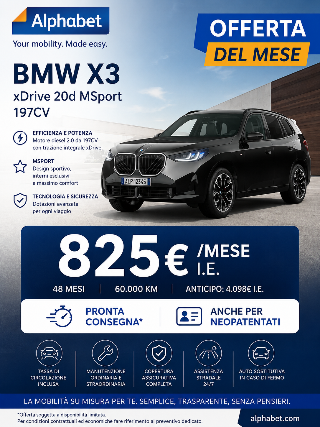 BMW X3 xDrive 20d MSport 197CV