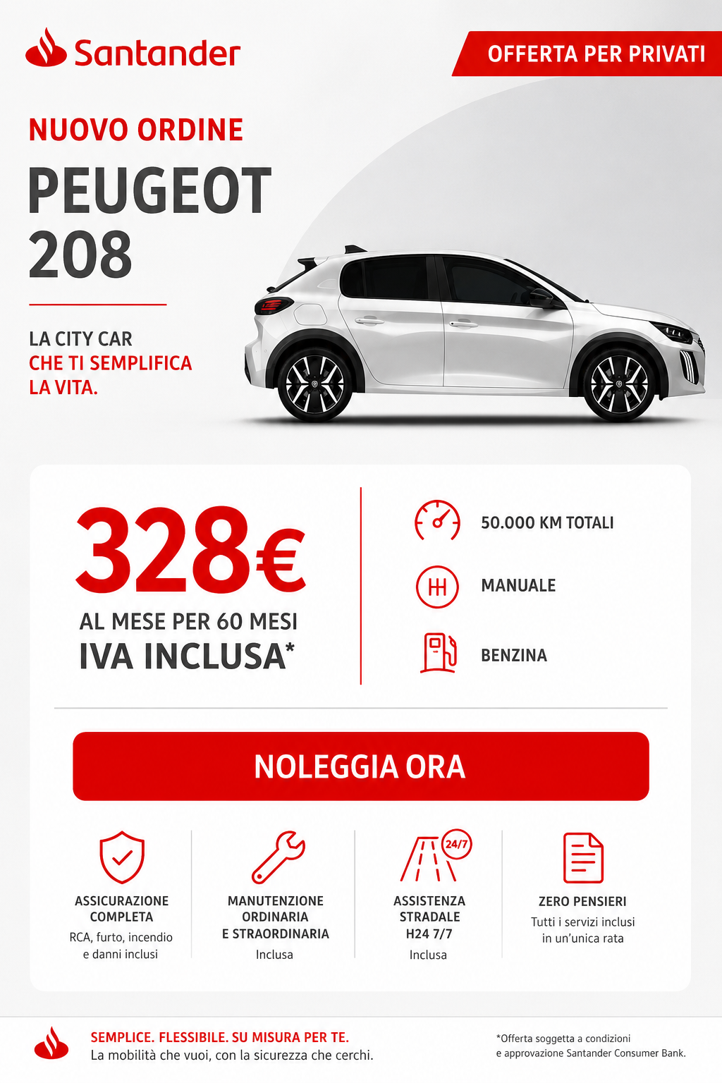 PEUGEOT 208 STYLE TURBO BENZINA 100Cv offerta privati